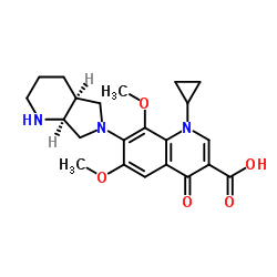 6,8-Dimethoxymoxifloxacin Structure