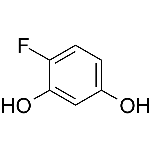 4-氟间苯二酚结构式