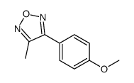 3-(4-methoxyphenyl)-4-methyl-1,2,5-oxadiazole Structure