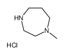 N-甲基高哌嗪盐酸盐结构式