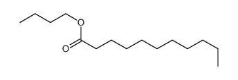 Undecanoic acid butyl ester Structure