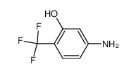 5-amino-2-trifluoromethylphenol结构式