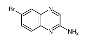 6-溴-喹噁啉-2-胺结构式