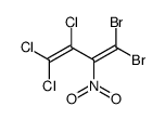 1,1-dibromo-3,4,4-trichloro-2-nitrobuta-1,3-diene结构式
