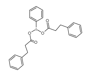 iodobenzene di(3-phenylpropanoate) Structure