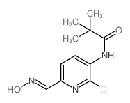 N-(2-氯-6-((羟基亚氨基)甲基)吡啶-3-基)-棕榈酰胺结构式