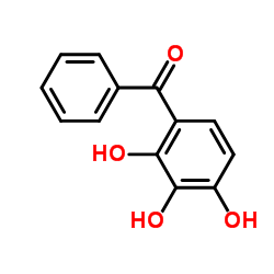 2,3,4-Trihydroxybenzophenone Structure