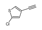 2-chloro-4-ethynylthiophene Structure