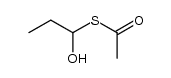 thioacetic acid S-(1-hydroxy-propyl ester)结构式