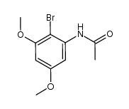 N-(2-bromo-3,5-dimethoxy)acetanilide Structure