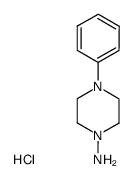1-Amino-4-phenylpiperazine Dihydrochloride Structure