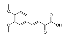 (E)-4-(3,4-dimethoxy phenyl)-2-oxobut-3-enoic acid结构式