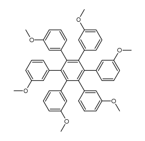 hexakis(3-methoxyphenyl)benzene结构式