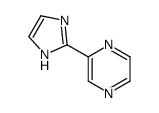 2-(1H-2-咪唑基)吡嗪结构式