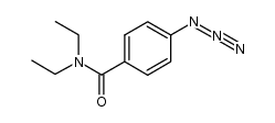 4-azido-N,N-diethylbenzamide Structure