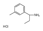 (1S)-1-(3-甲基苯基)丙胺盐酸盐结构式
