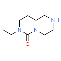 6H-Pyrazino[1,2-c]pyrimidin-6-one,7-ethyloctahydro-,(-)-(9CI) structure