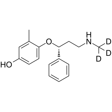 4-Hydroxyatomoxetine D3 Structure