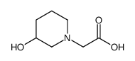 (3-hydroxy-1-piperidinyl)acetic acid(SALTDATA: FREE)结构式