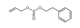 2-Phenylethyl Allyl Sulfite Structure