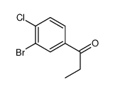 3-溴-4-氯-苯丙酮结构式