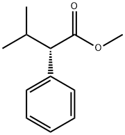 Benzeneacetic acid, a-(1-Methylethyl)-, Methyl ester, (S)- Structure