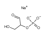 rac-Glycerinaldehyd-2-phosphat Natriumsalz Structure