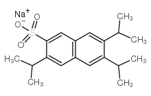 三(1-甲基乙基)萘磺酸钠结构式