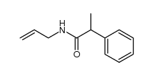 N-allyl-2-phenylpropanamide结构式