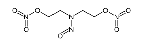 nitroso-bis-(2-nitryloxy-ethyl)-amine Structure