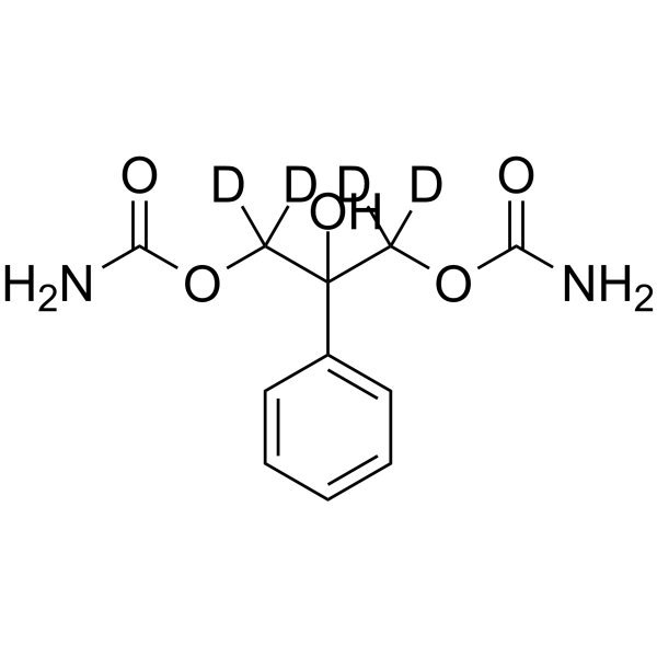 2-Hydroxy Felbamate-d4 Structure