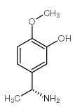 (R)-5-(1-氨基乙基)-2-甲氧基苯酚结构式