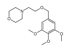 4-[2-[(3,4,5-trimethoxyphenyl)methoxy]ethyl]morpholine Structure