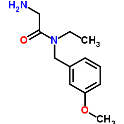 N-Ethyl-N-(3-methoxybenzyl)glycinamide Structure