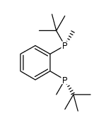 (S,S)-1,2-双(叔丁基甲基膦基)苯结构式