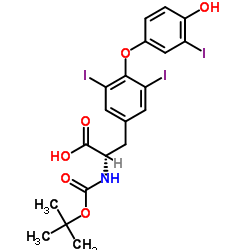 Boc-3,5,3-三碘-L-甲状腺素结构式