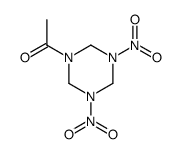 1-(3,5-dinitro-1,3,5-triazinan-1-yl)ethanone Structure
