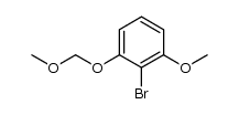 1-bromo-2-methoxy-6-(methoxymethoxy)benzene结构式