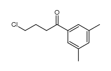 4-chloro-1-(3,5-dimethylphenyl)butan-1-one结构式