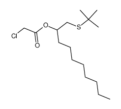 1-(tert-butylthio)decan-2-yl 2-chloroacetate结构式