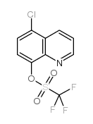 5-chloro-8-quinolinetrifluoromethanesul& Structure