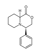 (4R,9aS)-4-Phenylhexahydropyrido[2,1-c][1,4]oxazin-1-one结构式