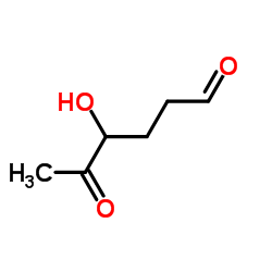 Hexanal, 4-hydroxy-5-oxo- (9CI)结构式