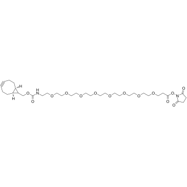 endo-BCN-PEG8-NHS ester结构式