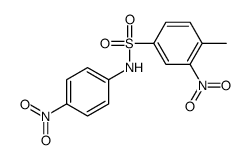 4-methyl-3-nitro-N-(4-nitrophenyl)benzenesulfonamide Structure