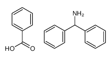 benzoic acid, diphenylmethanamine Structure
