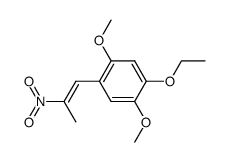 1-(2,5-dimethoxy-4-ethoxyphenyl)-2-nitropropene结构式