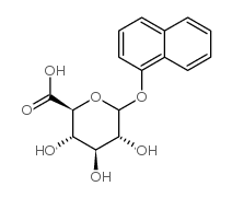 1-萘酚β-D-葡糖醛酸结构式
