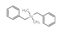 Stannane, dimethylbis(phenylmethyl)- Structure