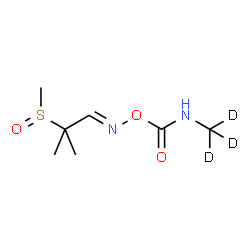 Aldicarb sulfoxide-d3 Structure